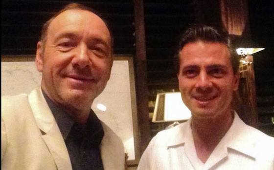 Kevin Spacey, Peña Nieto Kevin Spacey, Peña Nieto